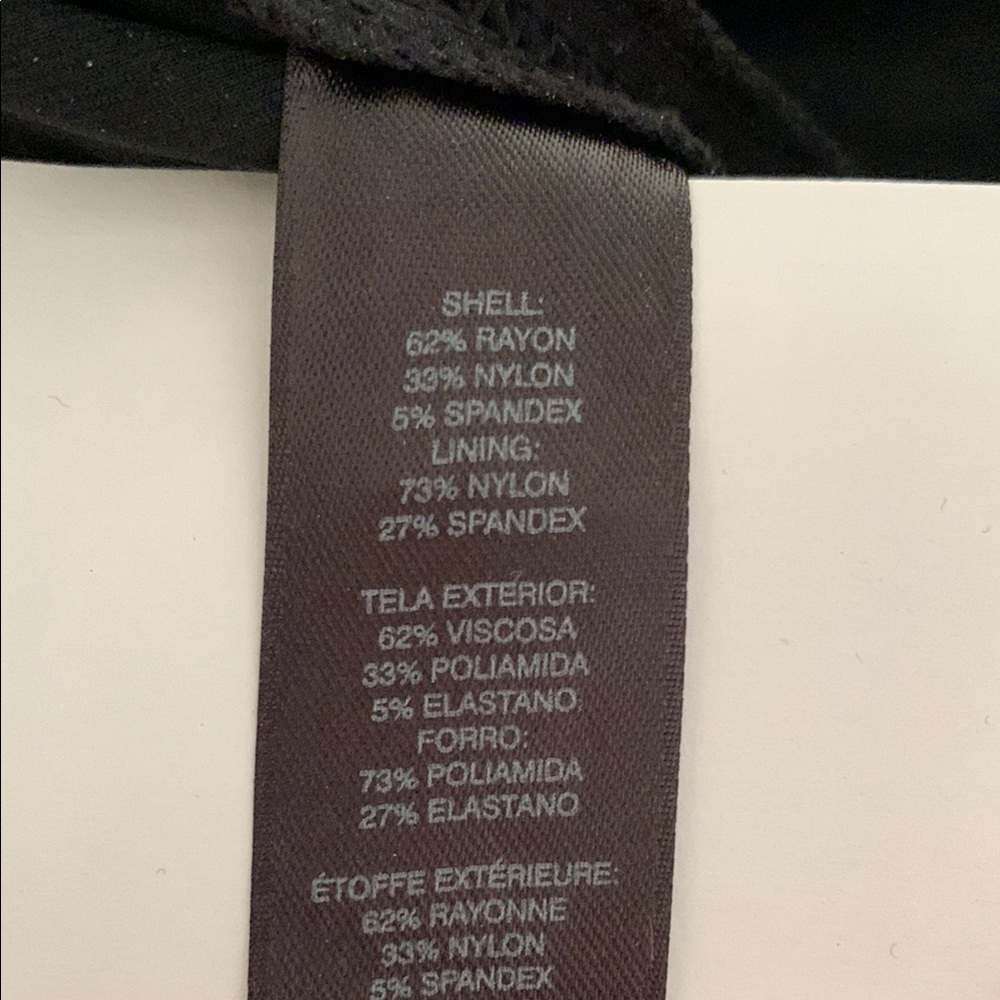 White House Black Market Black Knee-Length Pencil Skirt - Picture 5 of 8